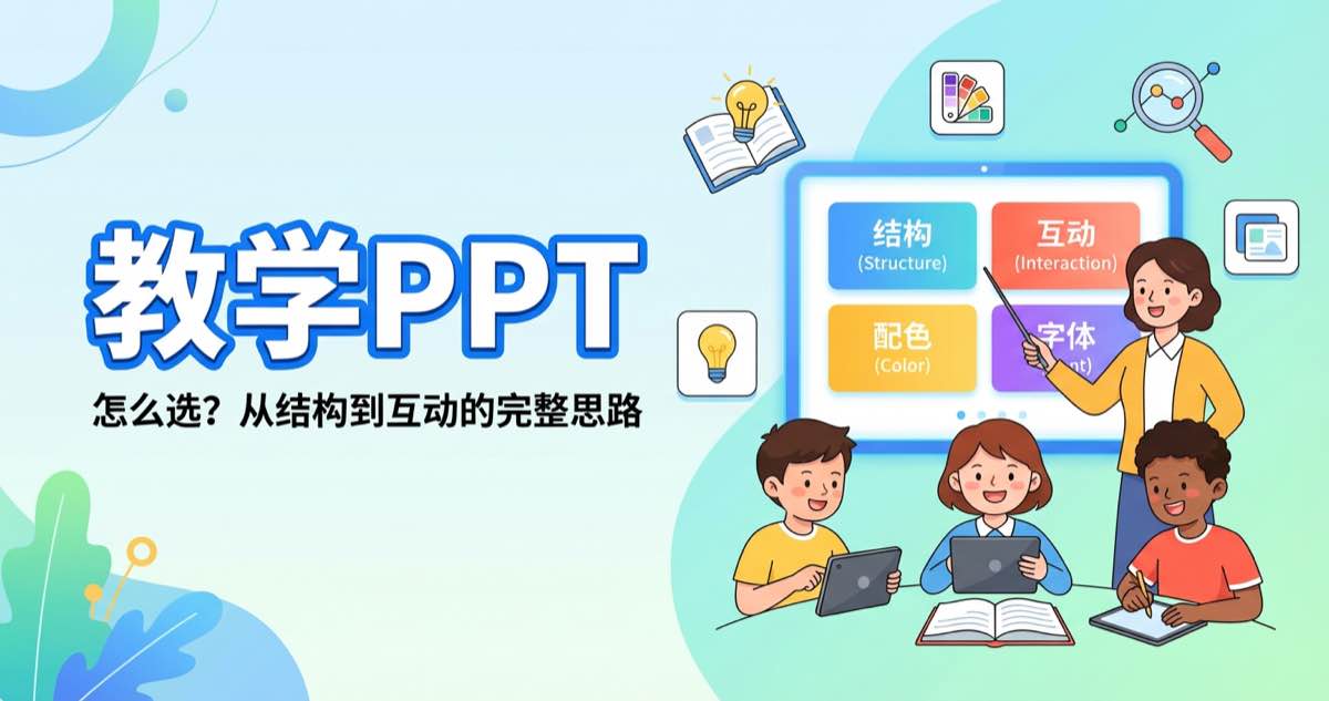 教学/培训类 PPT 模板怎么选?从结构到互动的完整思路 教学/培训类 PPT 模板怎么选?从结构到互动的完整思路