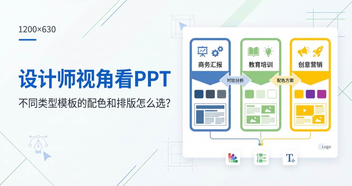设计师视角看 PPT 分类：不同类型模板的配色和排版怎么选？