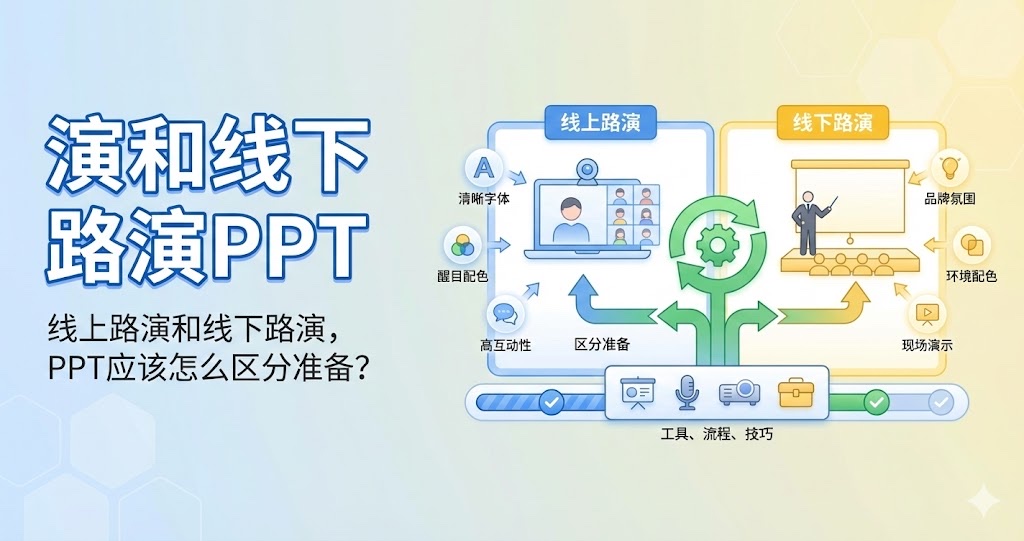 线上路演和线下路演，PPT应该怎么区分准备？