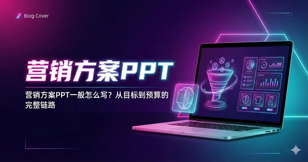 营销方案PPT一般怎么写？从目标到预算的完整链路