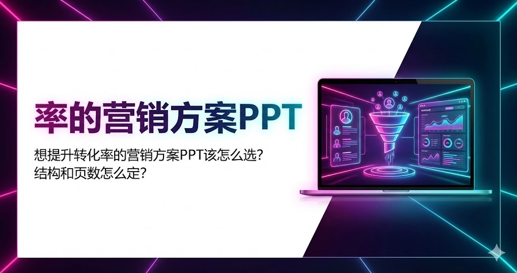 想提升转化率的营销方案PPT该怎么选？结构和页数怎么定？