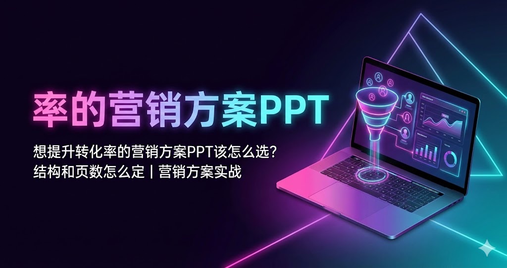 想提升转化率的营销方案PPT该怎么选？结构和页数怎么定｜营销方案实战