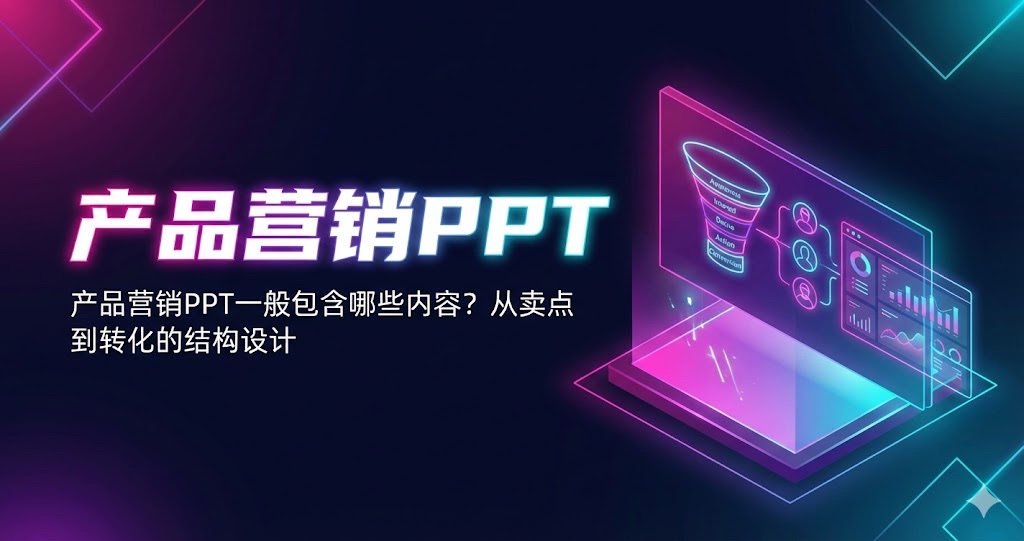 产品营销PPT一般包含哪些内容？从卖点到转化的结构设计