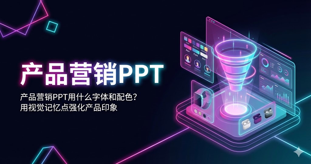 产品营销PPT用什么字体和配色？用视觉记忆点强化产品印象
