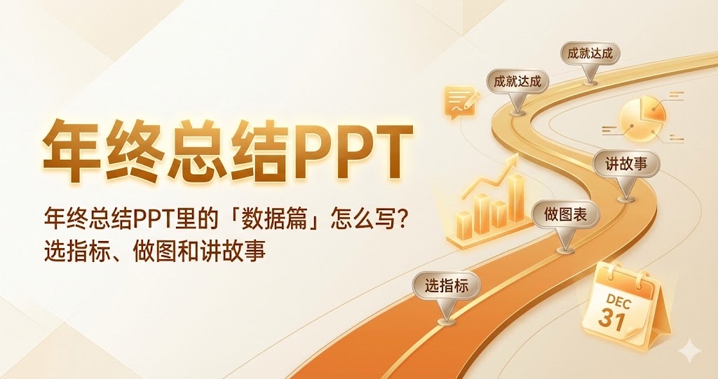 年终总结PPT里的「数据篇」怎么写？选指标、做图和讲故事